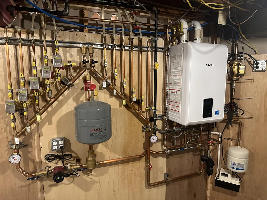 Navien high efficiency boiler